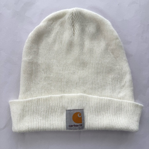 Carhartt Kids Cream Beanie - Picture 2 of 7